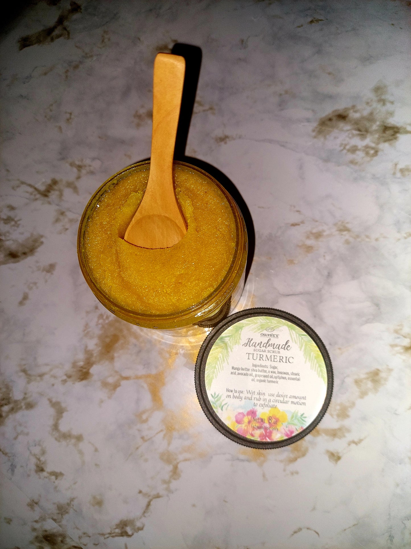Turmeric body scrub